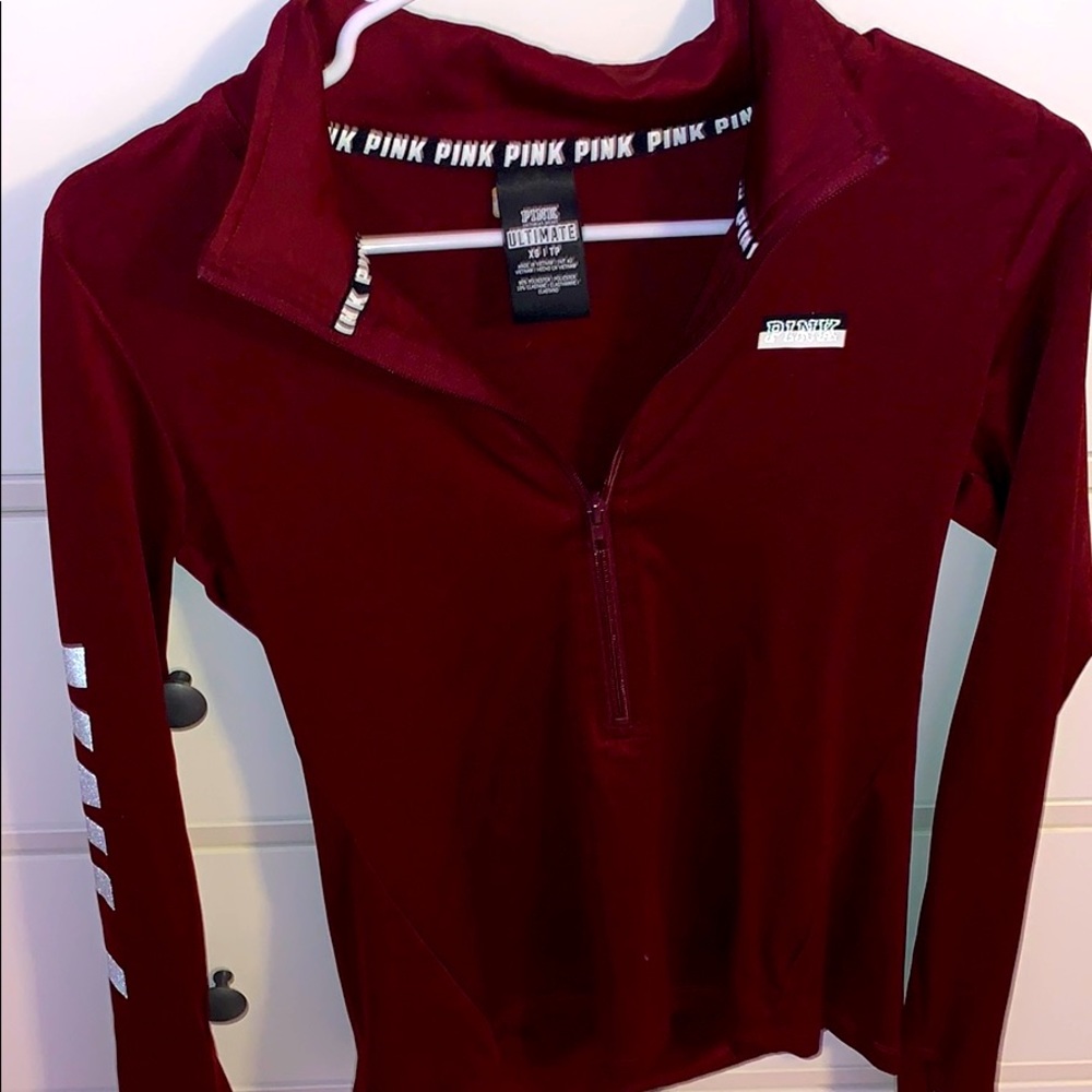 Pink zip up